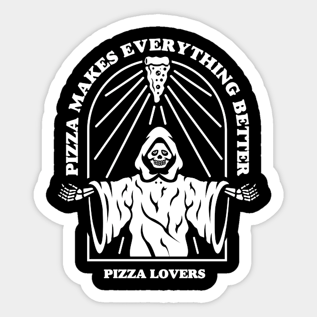 Pizza lover Sticker by AnggaDwi store